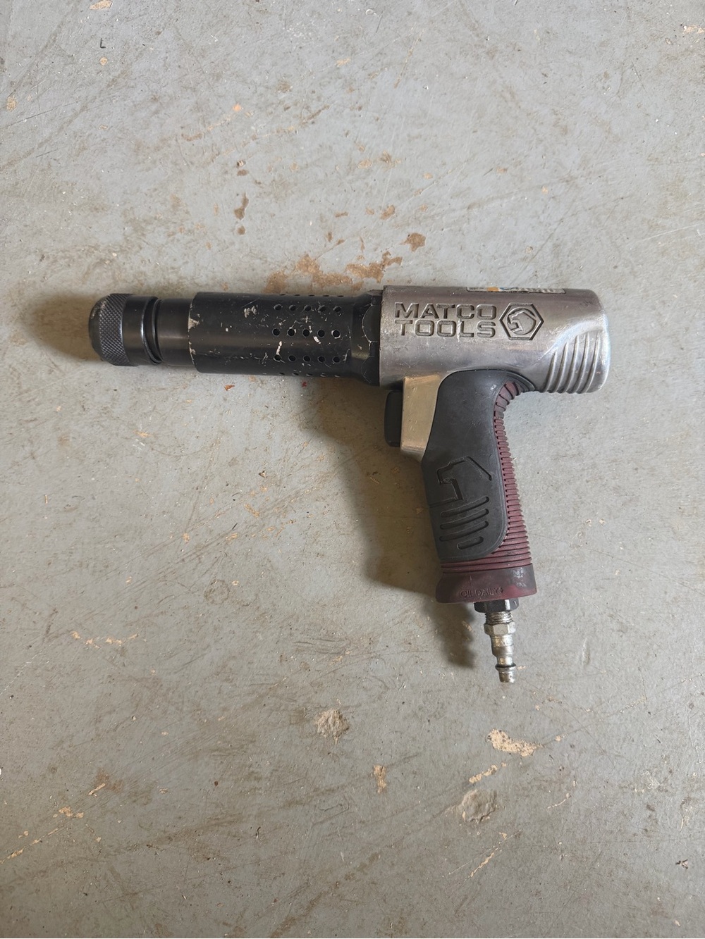 Matco Tools Air Hammer - Black and Maroon